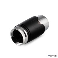 VILSTEIN Heizkörperthermostat, Thermostatkopf für Badheizkörper, Ventil-Aufsatz, Anthrazit