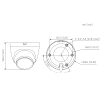 GOLIATH Starlight IP Dome Kamera | 4 MP | 2.8mm | WDR | 30m IR | SMD+ | Mikrofon | PoE | Dual Serie