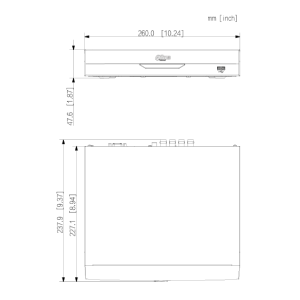 GOLIATH 8 Kanal Pentabrid XVR Rekorder | 4K | 8 MP | HDCVI-IP-Analog | H.265+ | SMD+ | App | X Serie