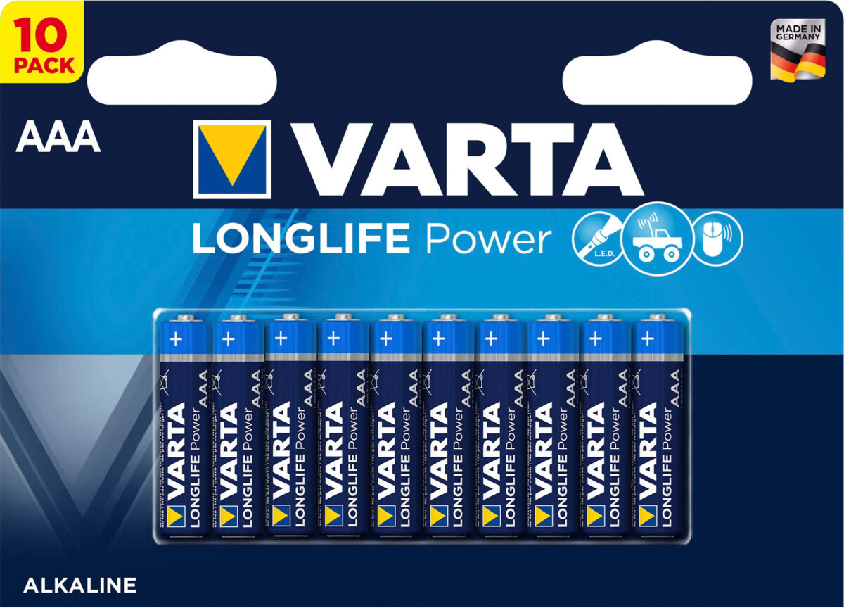 AAA Batterie 10er Pack | Ersatzbatterie für LeaksProtec