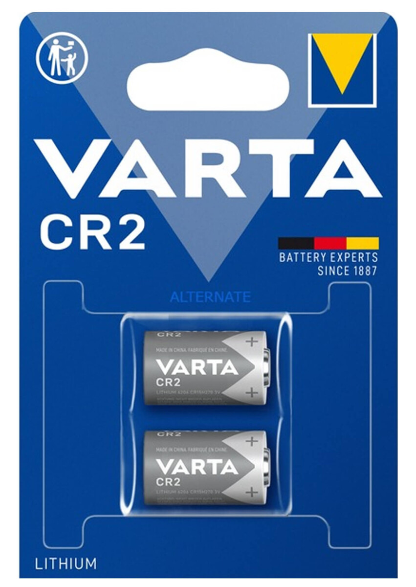 CR2 Batterie 2er Pack | Ersatzbatterie für FireProtect,