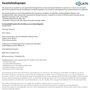 GOLIATH PRO IP Video Türsprechanlage mit App | Silber | 1-Familienhaus | 10 Zoll | Aufputz | 180°