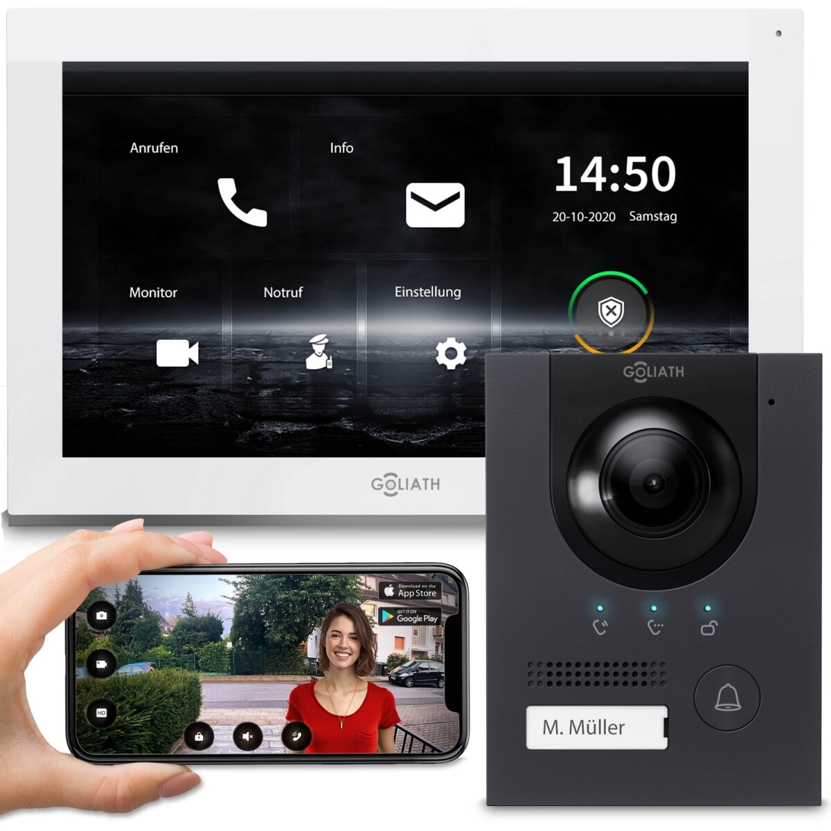 GOLIATH PRO IP Video Türsprechanlag box