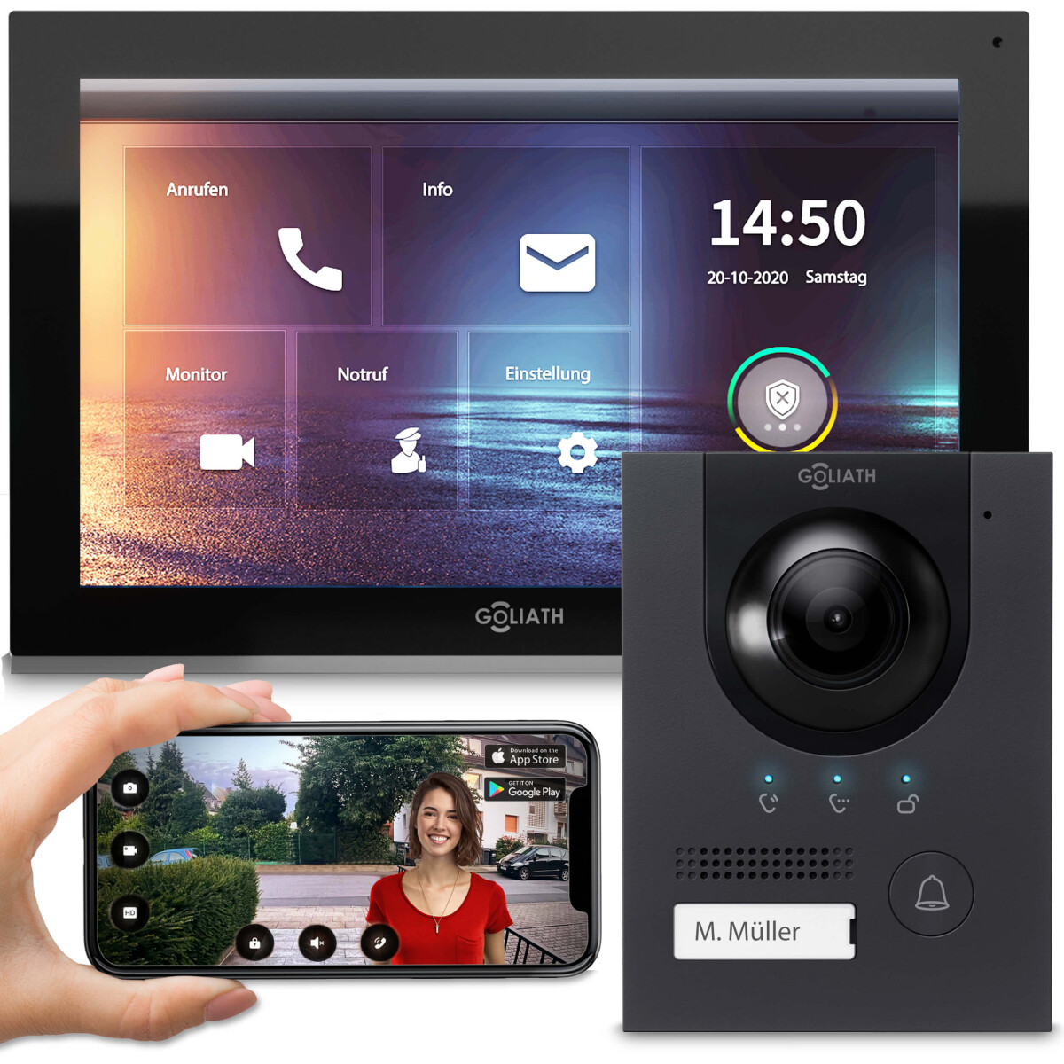 GOLIATH PRO IP Video Türsprechanlag box