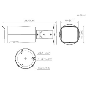 GOLIATH Starlight IP Kamera | 12 MP | 2.8mm | 30m IR | SMD+ | Mikrofon | PoE | Smart Dual Serie