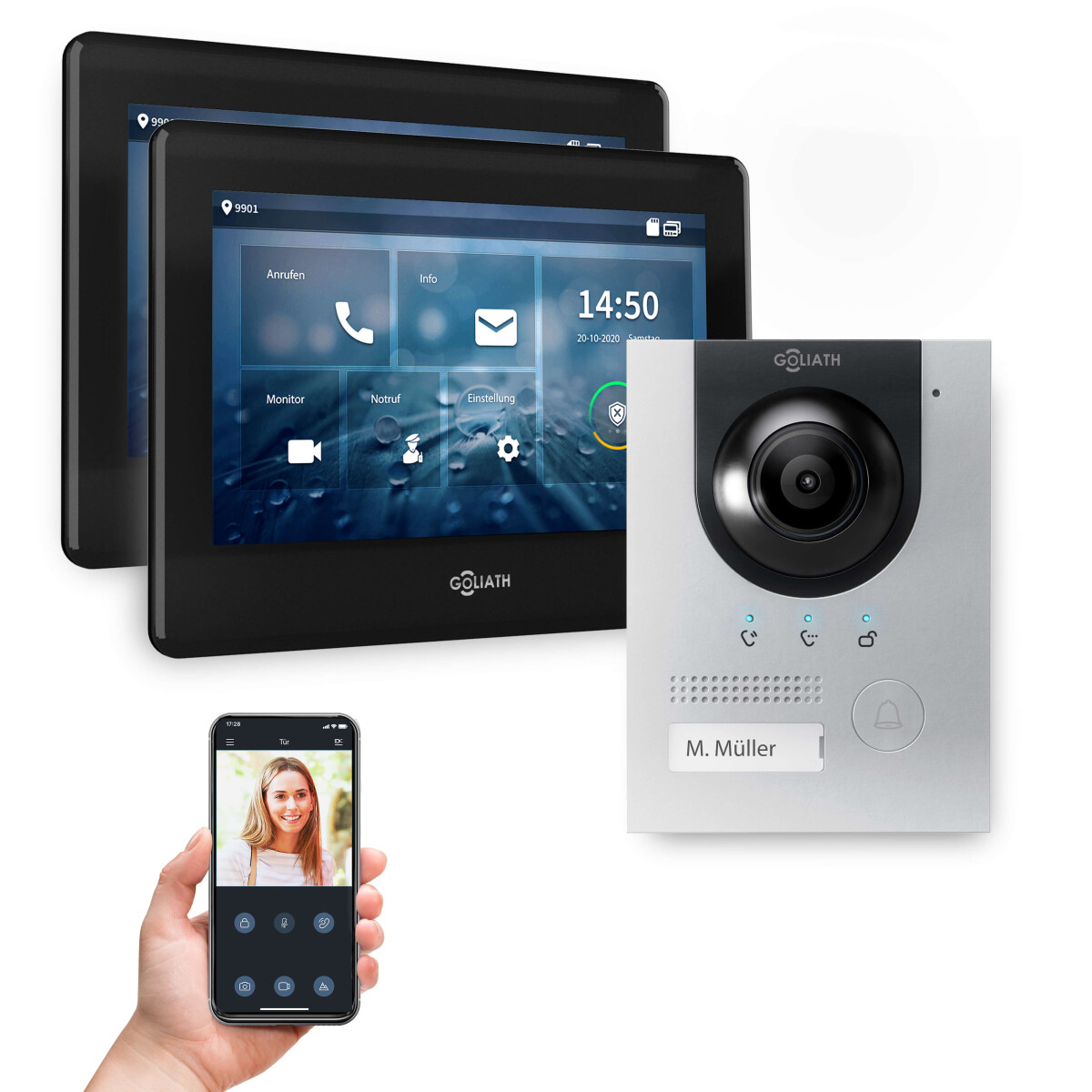 GOLIATH PRO IP Videotürsprechanlage box