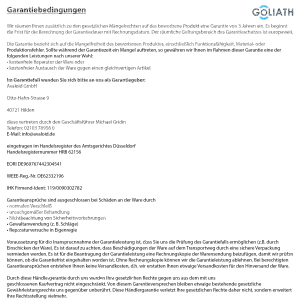 GOLIATH PRO IP Videotürsprechanlage mit App | 1-Familie | 7 Zoll HD | Unterputz | 180° Kamera