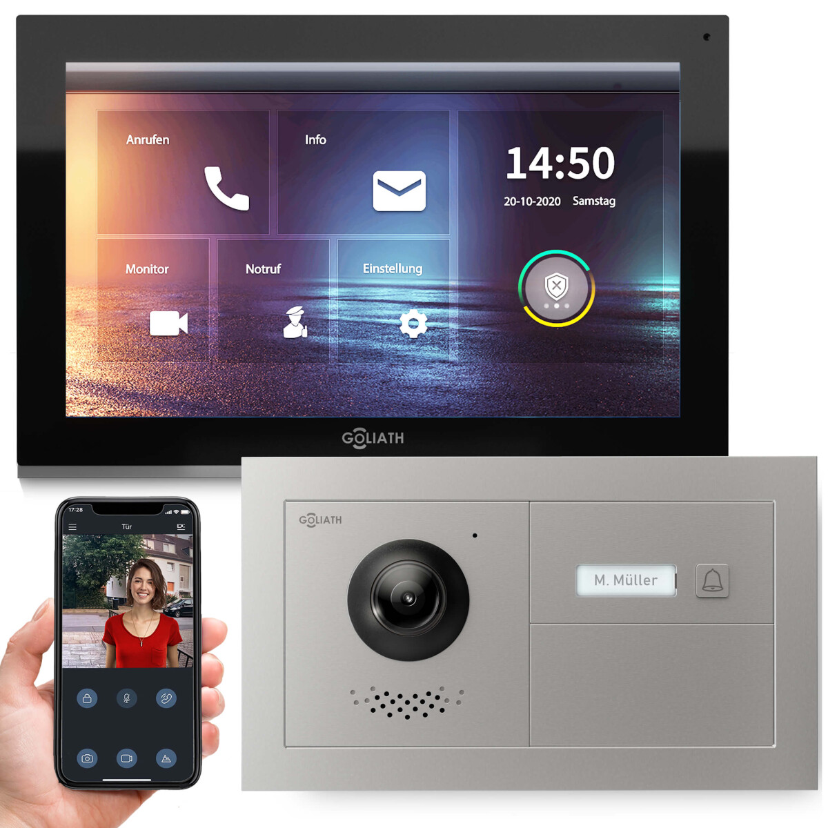 GOLIATH PRO IP Videotürsprechanlage box