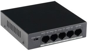 GOLIATH 4-Port PoE Switch + 1-Port Gigabit Uplink, RJ45...