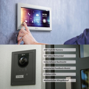 GOLIATH Hybrid IP Gegensprechanlage | App | Anthrazit |...