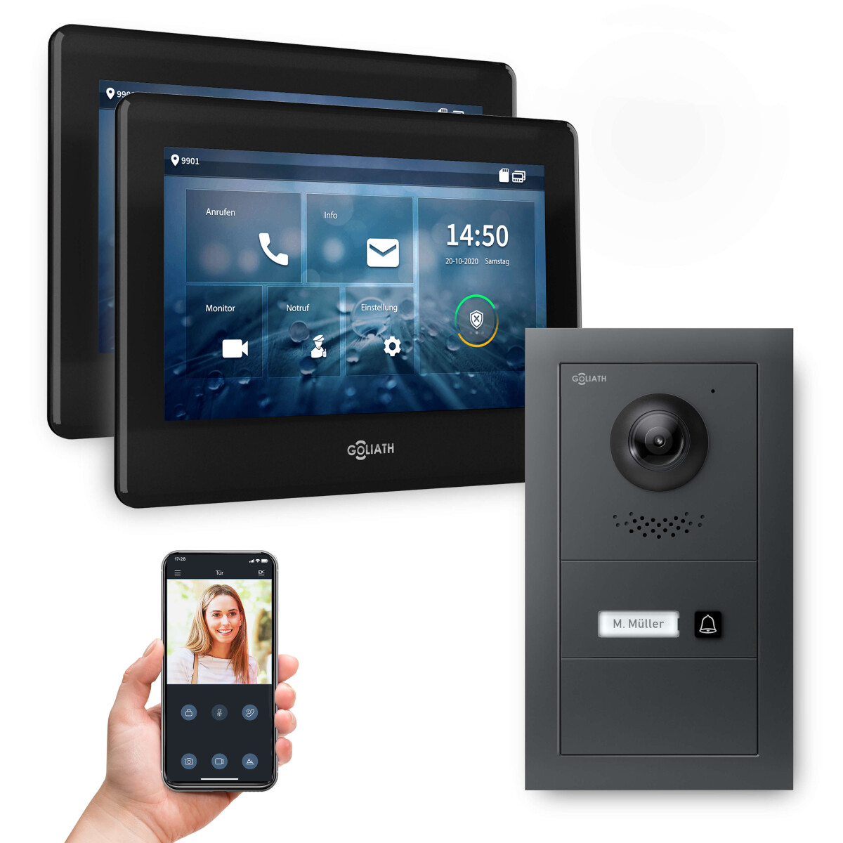 GOLIATH PRO IP Videotürsprechanlage box