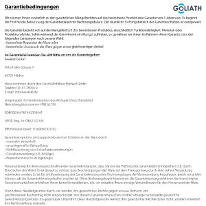 GOLIATH PRO IP Video Sprechanlage mit App | Anthrazit | 1-Familie | 3x 7"| Unterputz | 180°