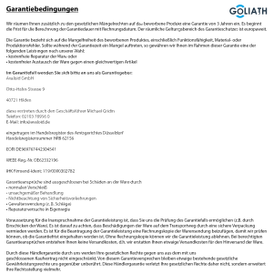 GOLIATH PRO IP Video Türsprechanlage mit App | 1-Familie | 10 Zoll HD | Aufputz | 180° Kamera