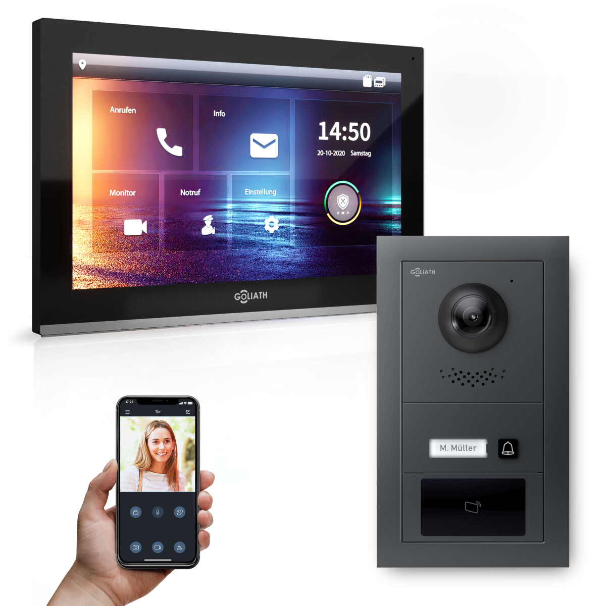 GOLIATH PRO IP Videotürsprechanlage box