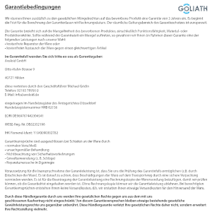 GOLIATH PRO IP Türsprechanlage mit App | 2-Familien | 2x 10 Zoll HD | 180° Kamera