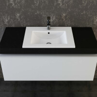 VILSTEIN© Keramik Einbauwaschbecken Einbau Einsatz Waschbecken Becken Handwaschbecken 62cm