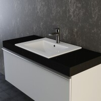 VILSTEIN© Keramik Einbauwaschbecken Einbau Einsatz Waschbecken Becken Handwaschbecken 62cm