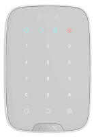 AJAX | Bedienfeld | LED-Statusanzeige | DESFire Kontaktlose Steuerung | Weiß | KeyPad Plus