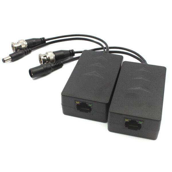 GOLIATH Passiver HDCVI Balun für HDCVI Kameras, Wandler UTP zu Video & Strom, CAT-Kabel, max. 400m